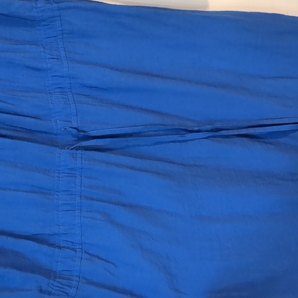 Maeve drawstring shirt dress Sz 6 (BLUE) - Picture 7 of 9